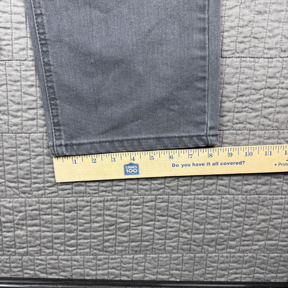 Levis 541 Athletic Taper Grey Jeans Mens 38x30 (38x29) Stretch Denim Pants - Picture 12 of 13